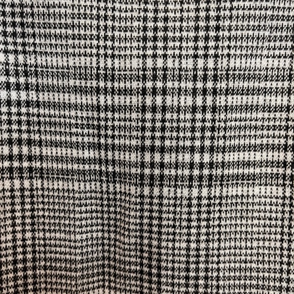 Grey Plaid Square Neck Tank Mini Dress, size small - Picture 4 of 5